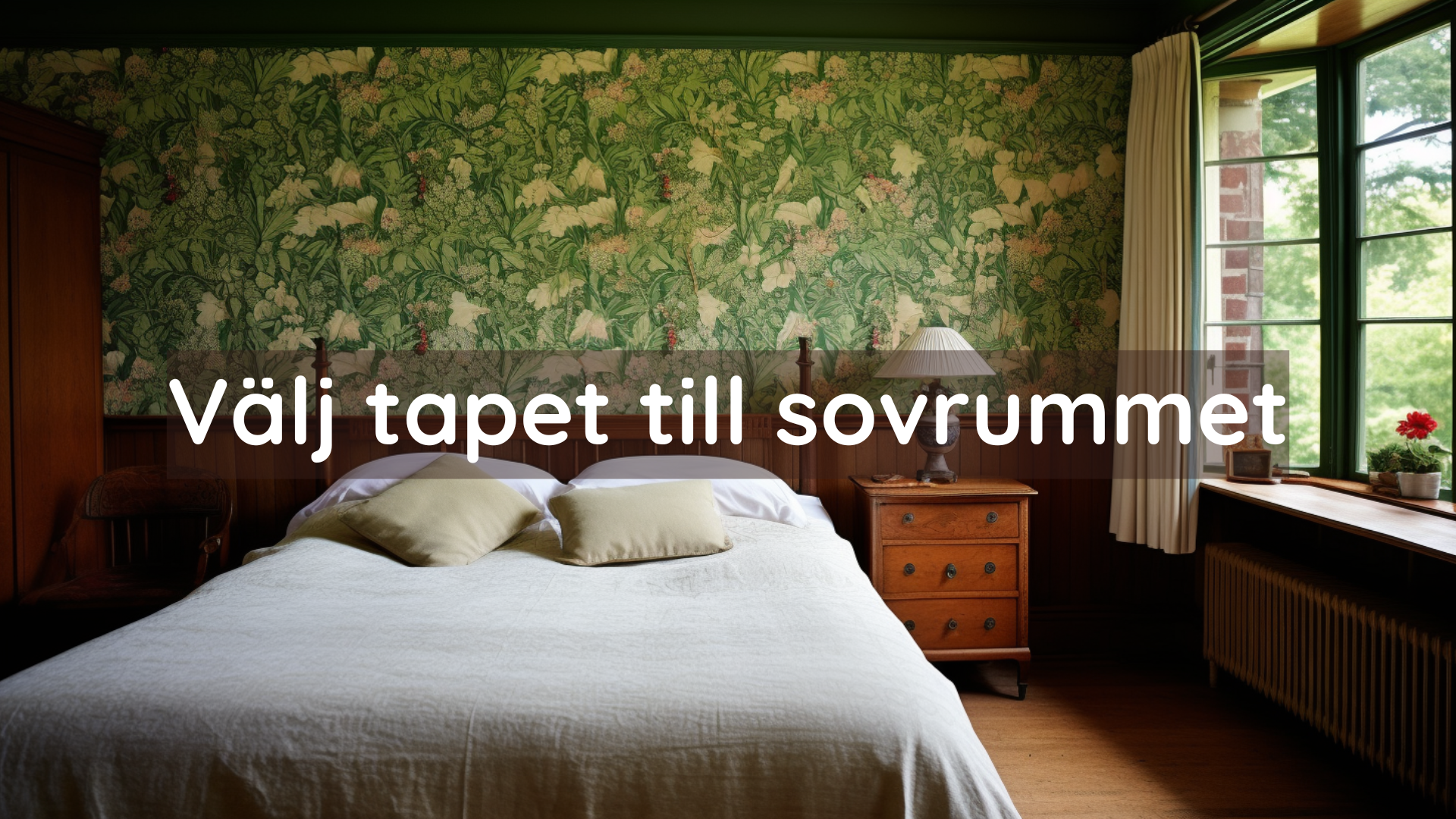 Tapet till sovrummet